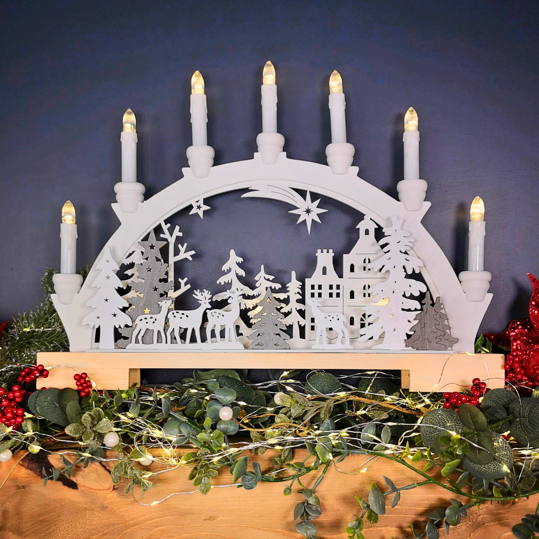 White christmas 2024 candle bridge