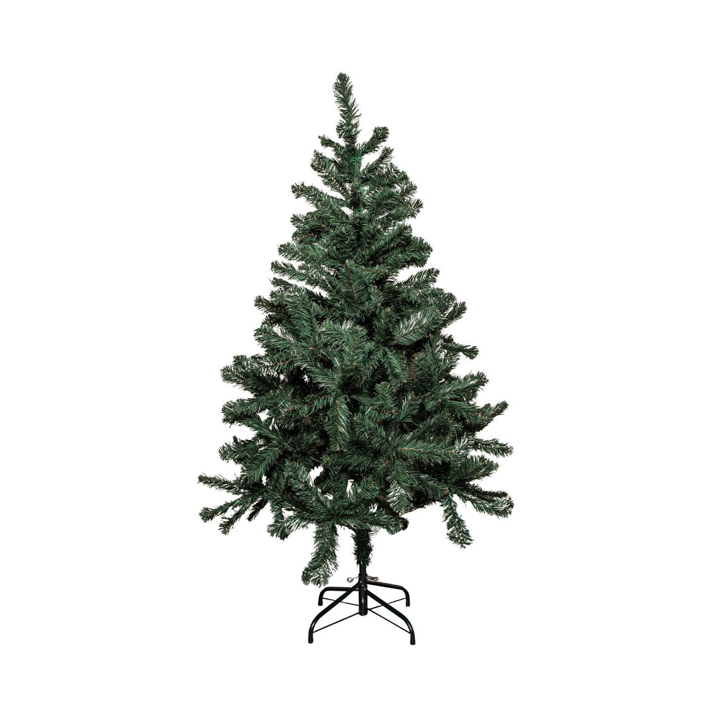 5ft (1.5m) Green Artificial Christmas Tree with Green Metal Stand and 329 Tips