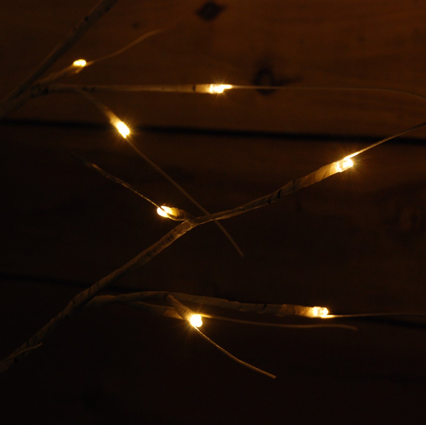 1.5m Christmas Twinkling Birch Tree with Warm White LEDs