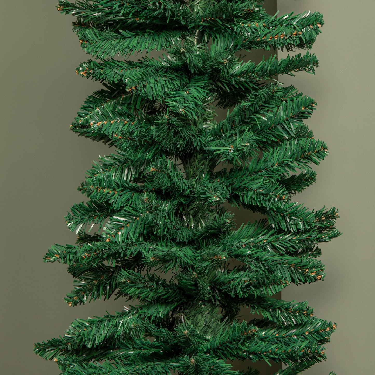 5ft (1.5m) Green Artificial Pencil Christmas Tree With Green Metal Stand and 236 Tips