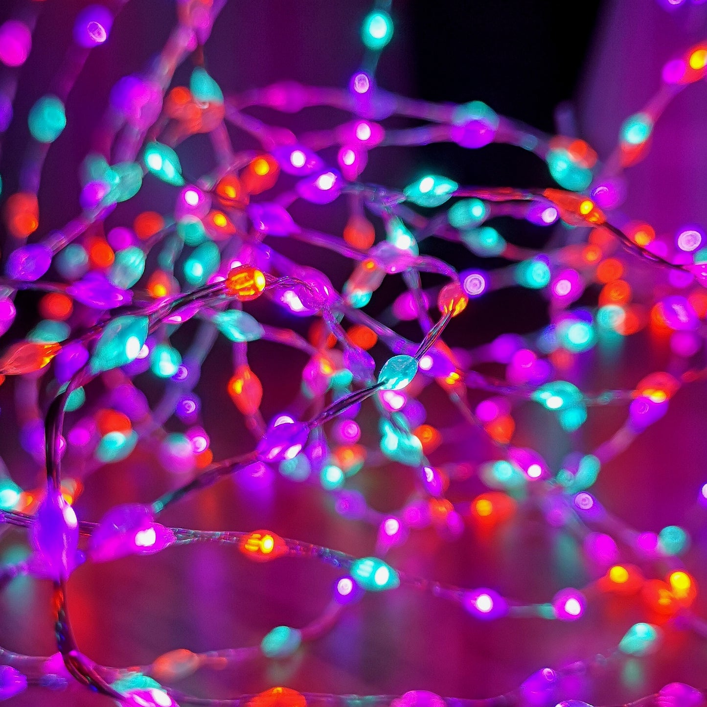 12.8m Compact MicroBrights Christmas Lights with 800 LEDs in Rainbow