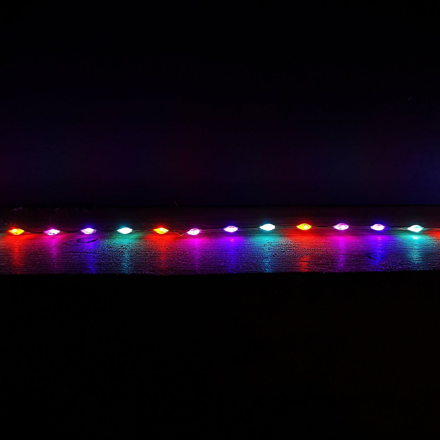 12.8m Compact MicroBrights Christmas Lights with 800 LEDs in Rainbow