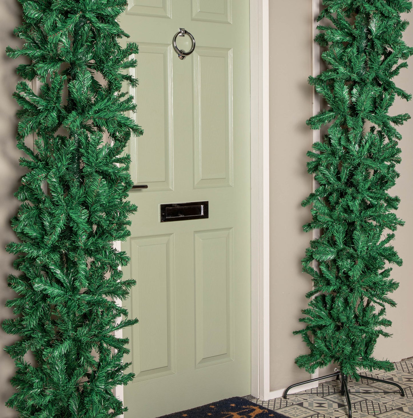 8ft (2.50m) Double Door Artificial Christmas Tree Arch in Green with 1296 Tips