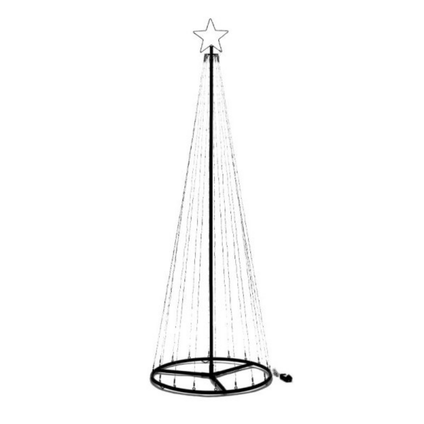 1.5m Light up Christmas Twinkle Maypole Tree with Warm/Cool White LEDs