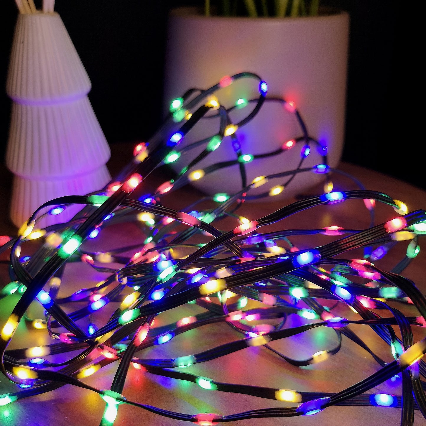 8.7m Indoor Outdoor Flexibrights Christmas Lights with 250 Multi-coloured LEDs