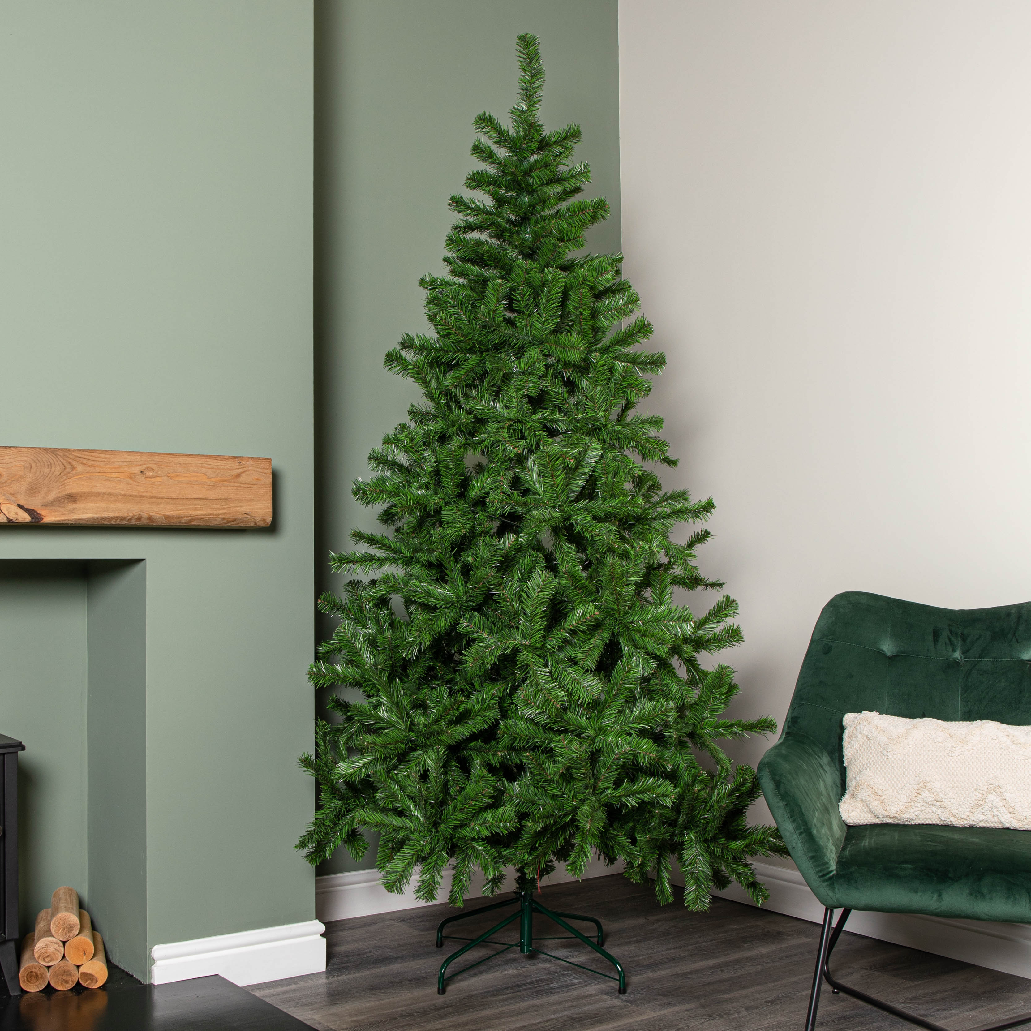 7ft Colorado Spruce Christmas Tree in Green with 763 tips