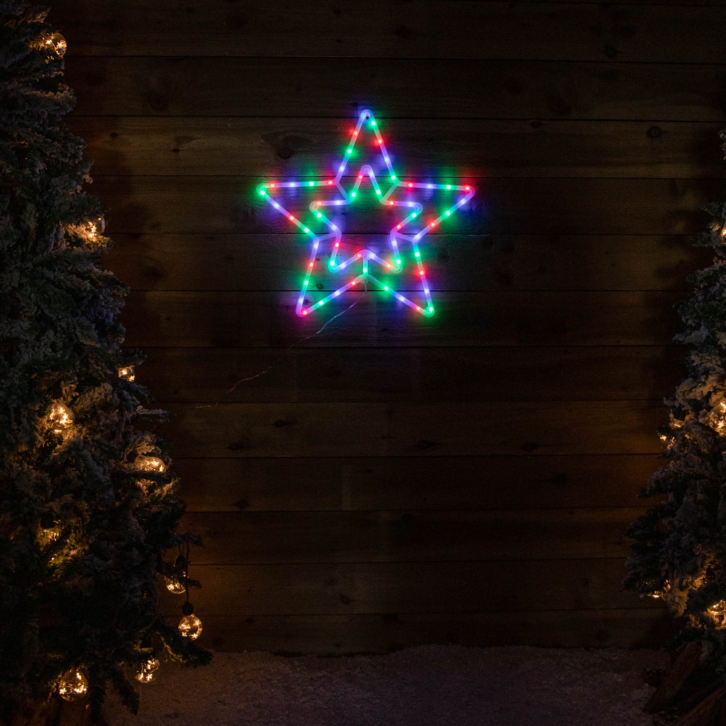 56cm RGB Digital Light up Christmas Star with Remote Control & Timer Function