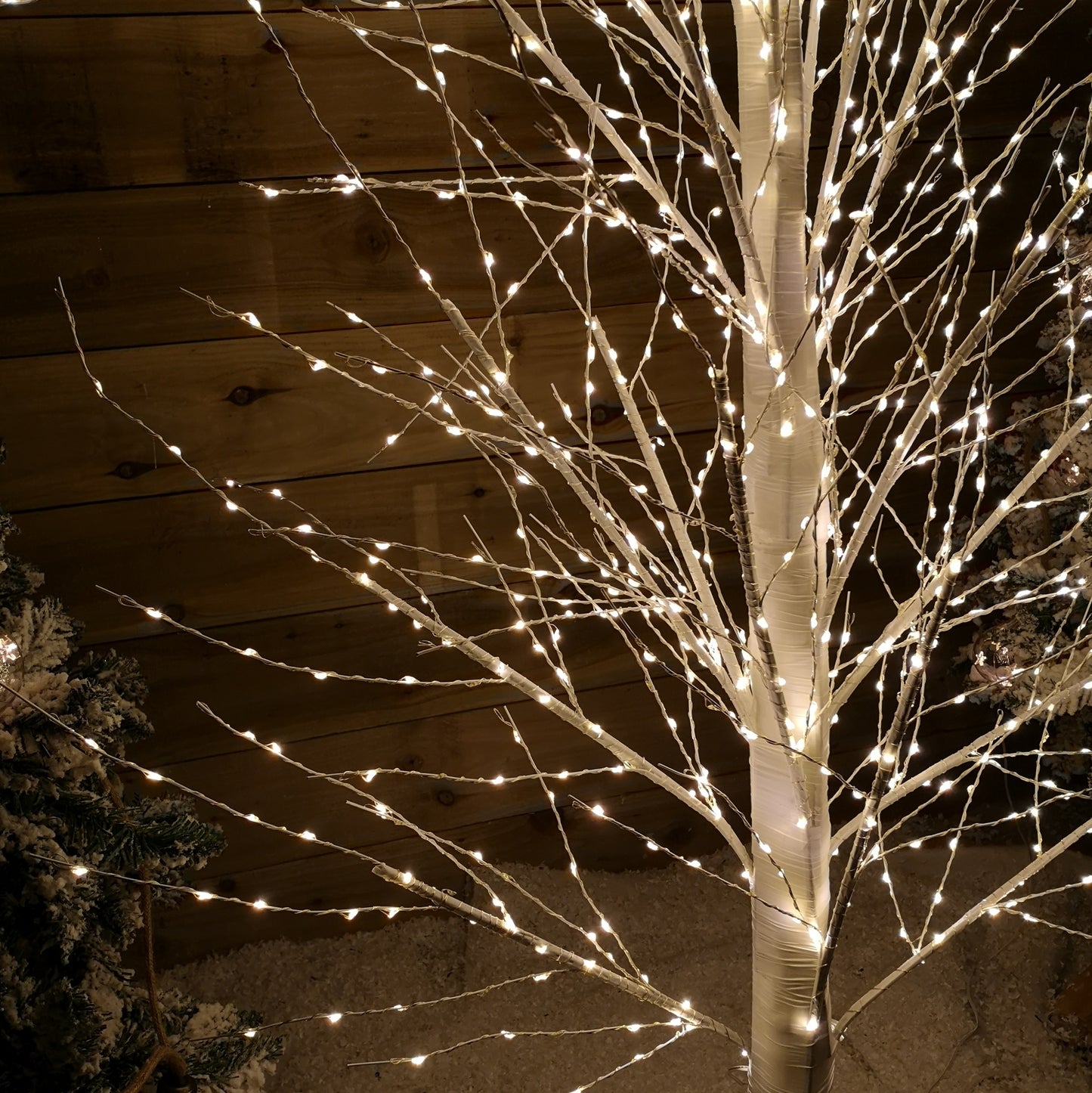 6ft (1.8m) White Modelling Micro Dot Tree with 1,300 Twinkling LEDs in Warm white 