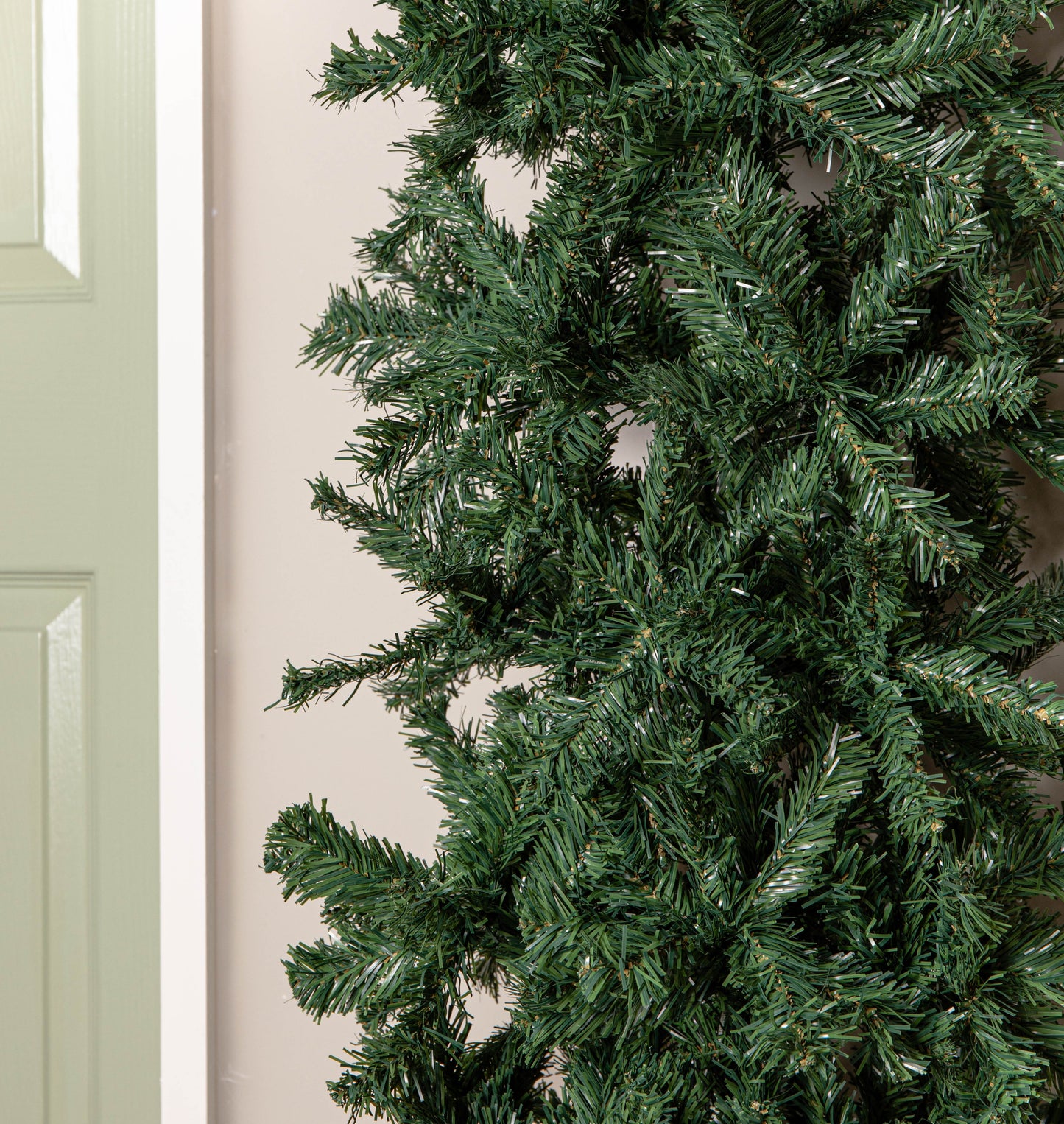 8ft (2.55m) Double Door Artificial Plain Green Christmas Tree Arch in Green with 2000 Tips