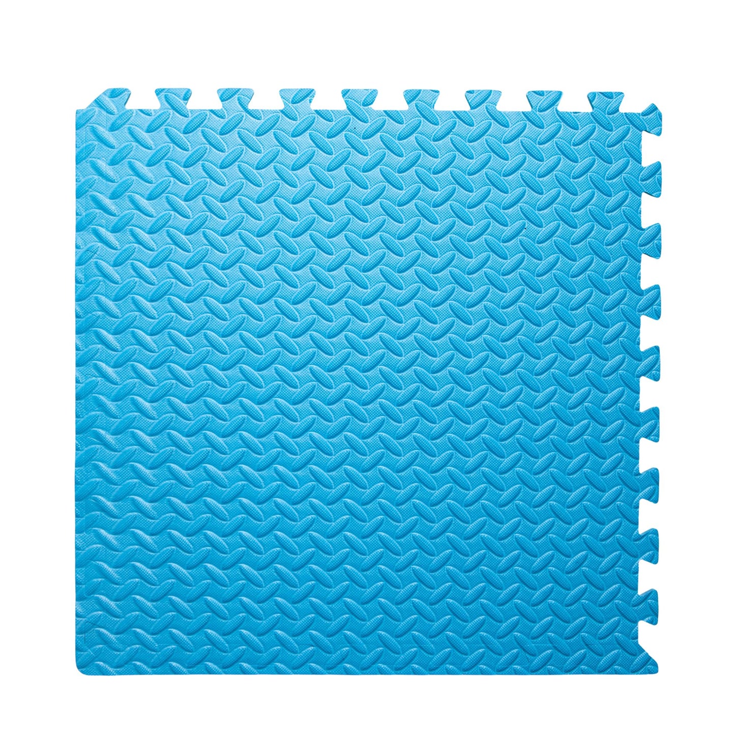 Samuel Alexander Blue 12 Piece EVA Foam Floor Protective Tiles Mats 60x60cm Each Set For Gyms, Kitchens, Garages, Camping, Kids Play Matting, Flooring Mats Set Covers 4.32 sqm (46.5 sq ft)