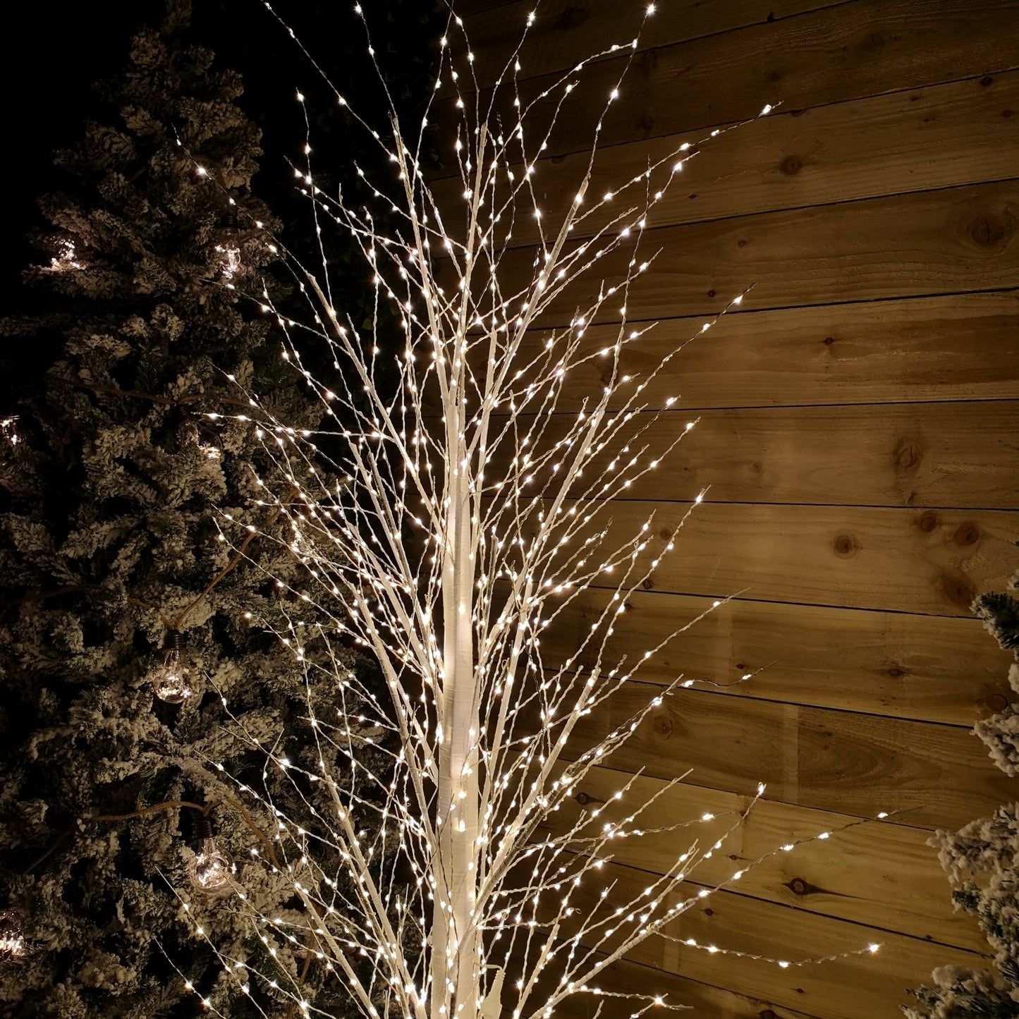 6ft (1.8m) White Modelling Micro Dot Tree with 1,300 Twinkling LEDs in Warm white 