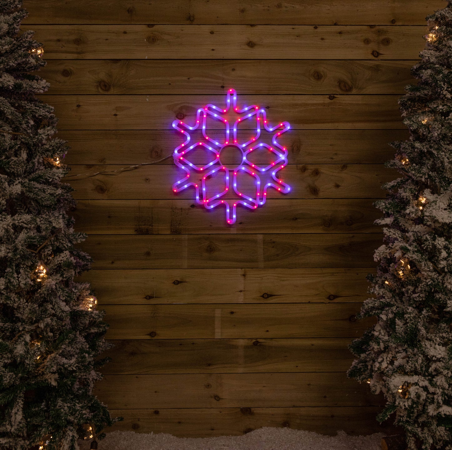 57cm RGB Digital Light up Christmas Snowflake with Remote Control & Timer Function