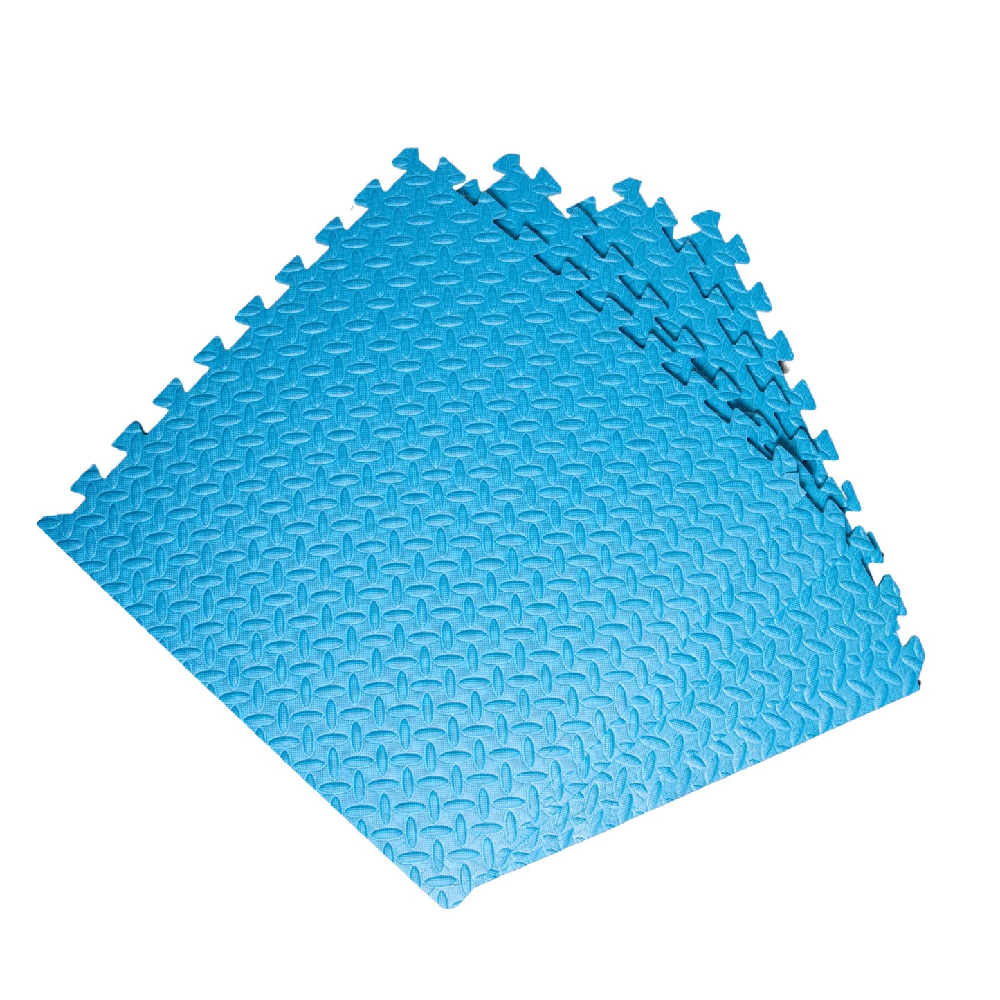 Samuel Alexander Blue 8 Piece EVA Foam Floor Protective Tiles / Mats 60x60cm Each Set For Gyms, Kitchens, Garages, Camping, Kids Play Matting, Flooring Mats Set Covers 2.88 sqm (31 sq ft)