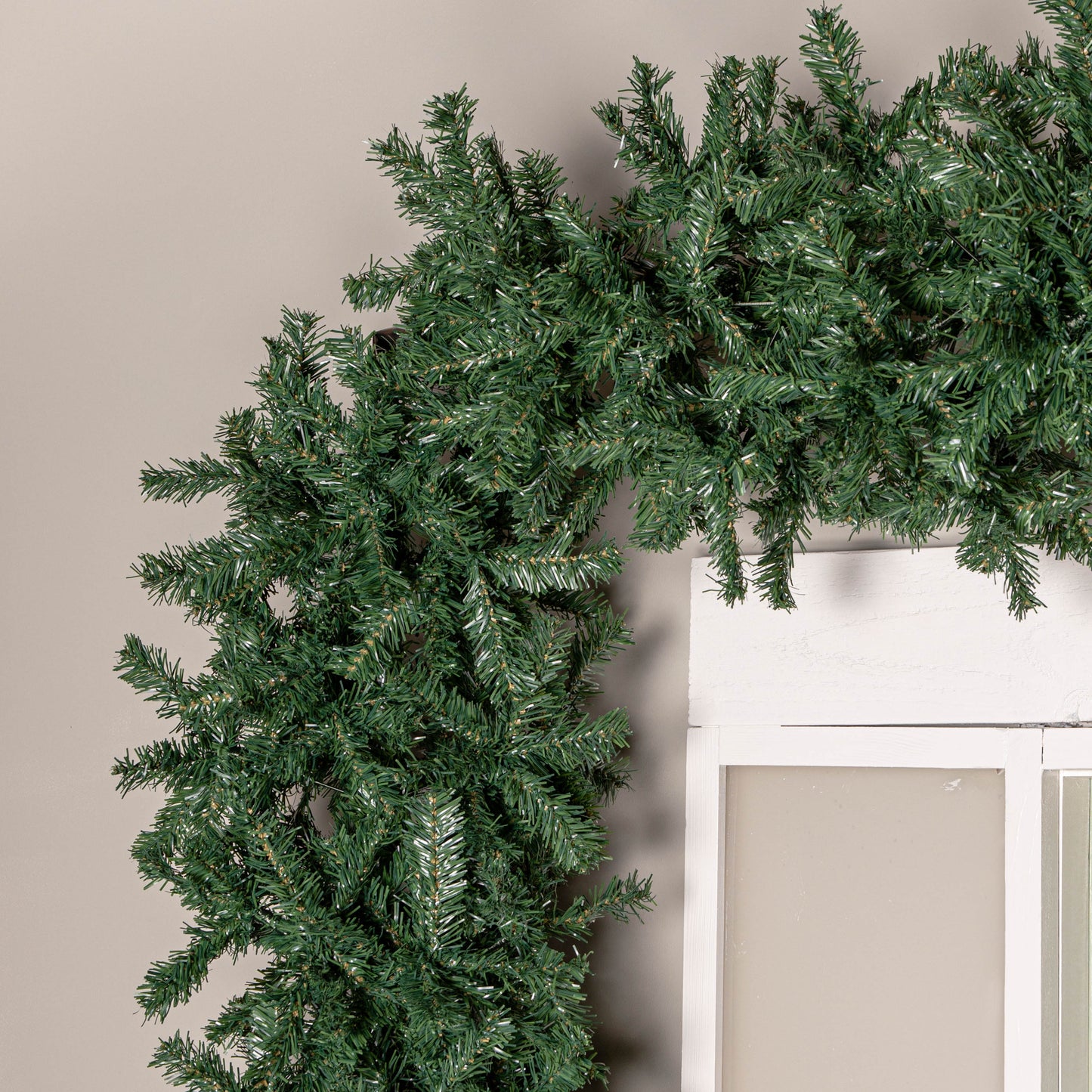 8ft (2.55m) Double Door Artificial Plain Green Christmas Tree Arch in Green with 2000 Tips