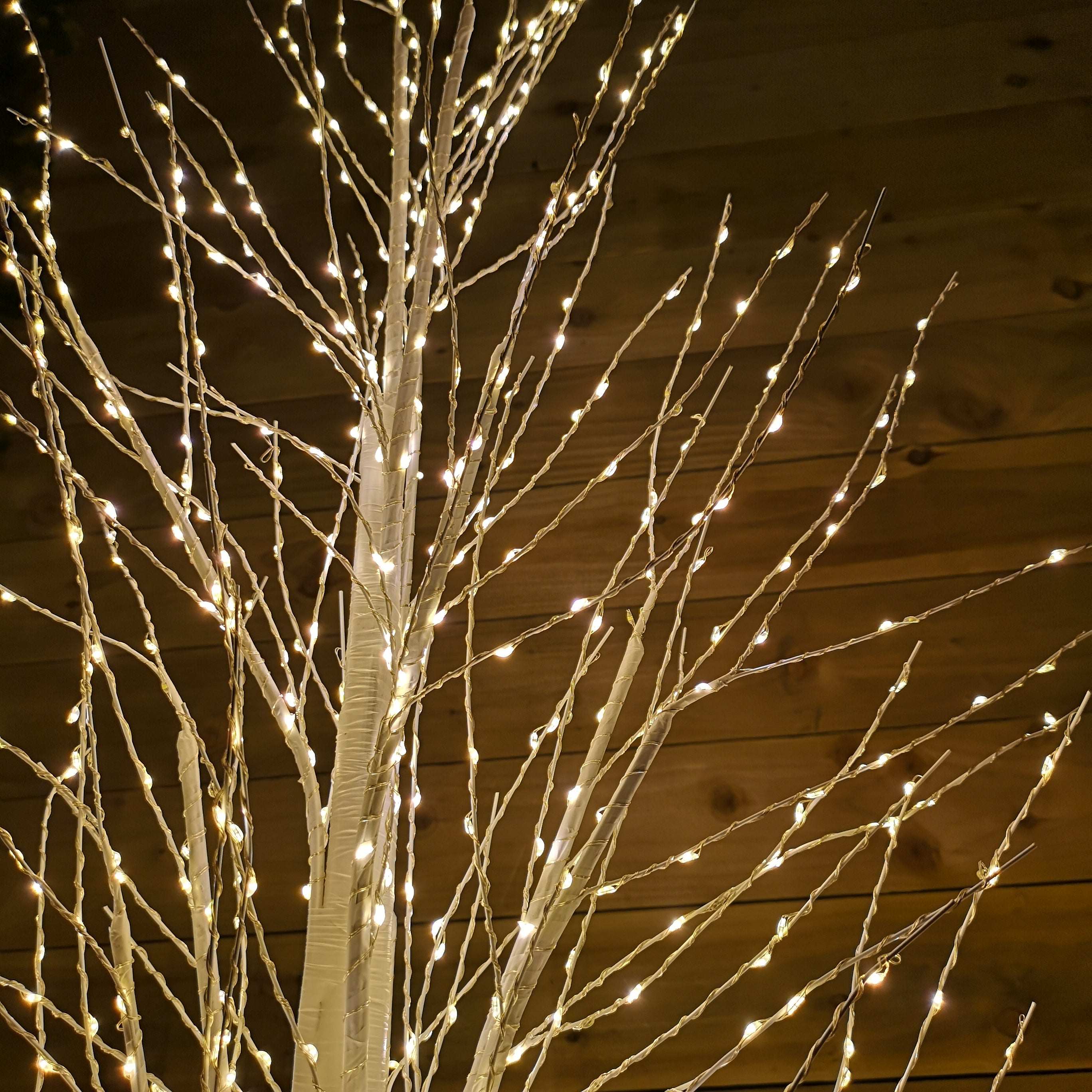 5ft (1.5m) White Modelling Micro Dot Tree with 900 Twinkling LEDs in Warm white 