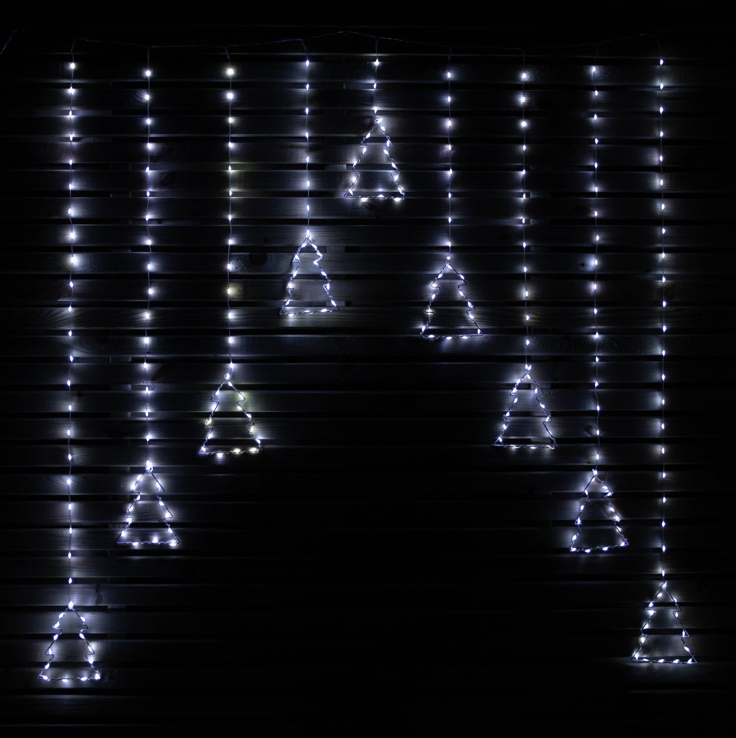 1.2m x 1.2m FlexiBrights Christmas Tree Curtain Lights with 258 White LEDs