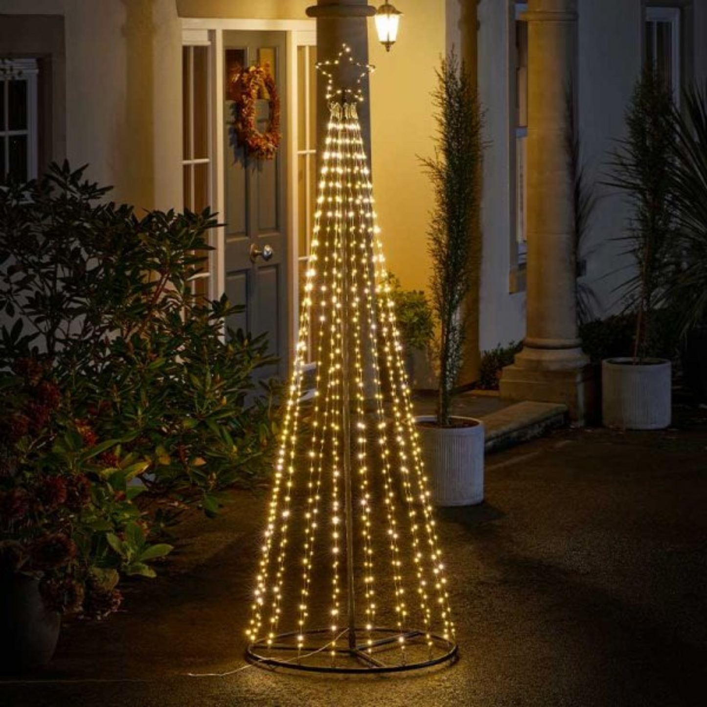 1.5m Light up Christmas Twinkle Maypole Tree with Warm/Cool White LEDs