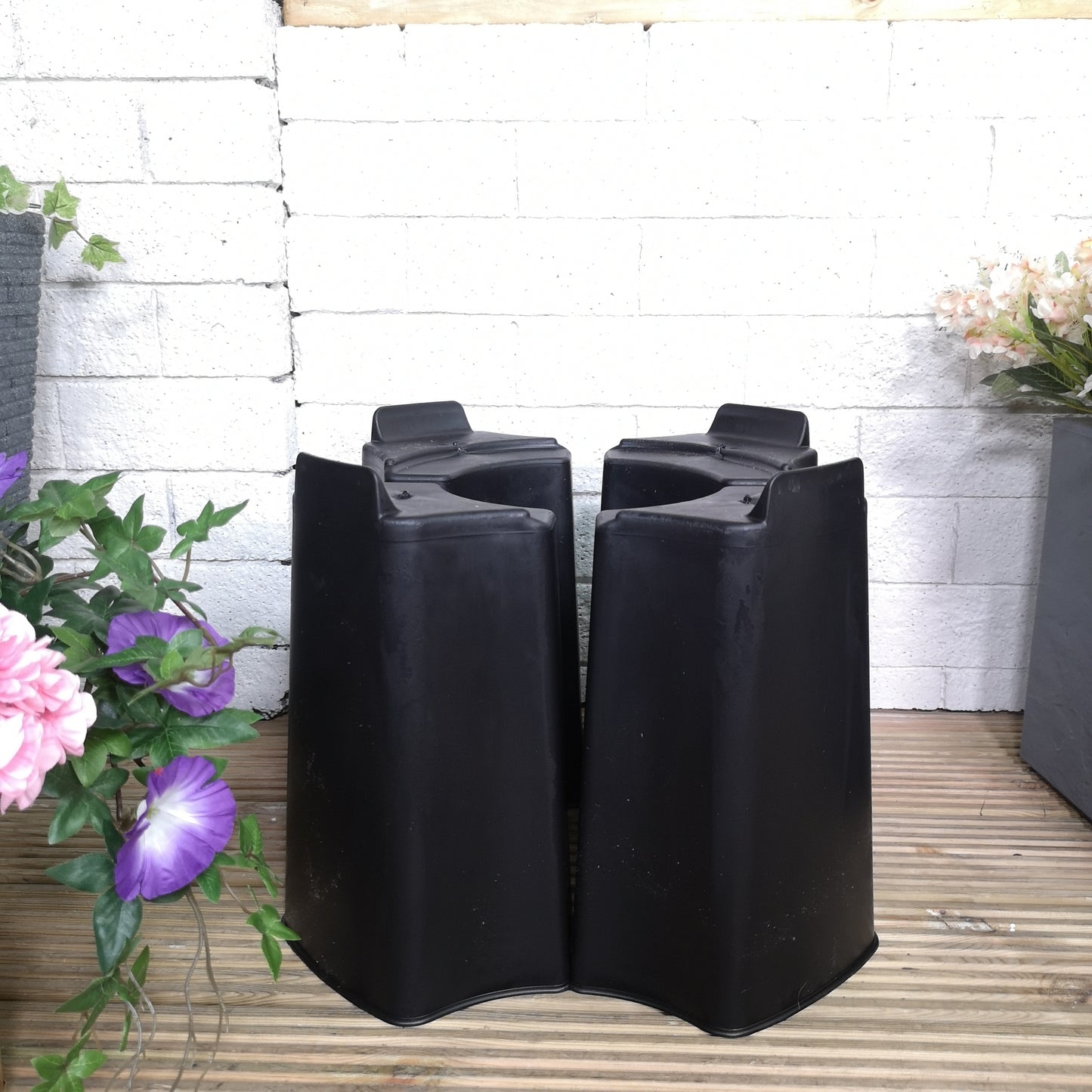 Strata 100 Litre Slimline Garden Water Butt with Filter Kit & Stand