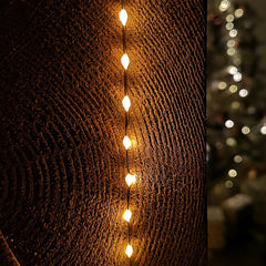 6.4m Compact MicroBrights Christmas Lights with 400 LEDs in Vintage Gold