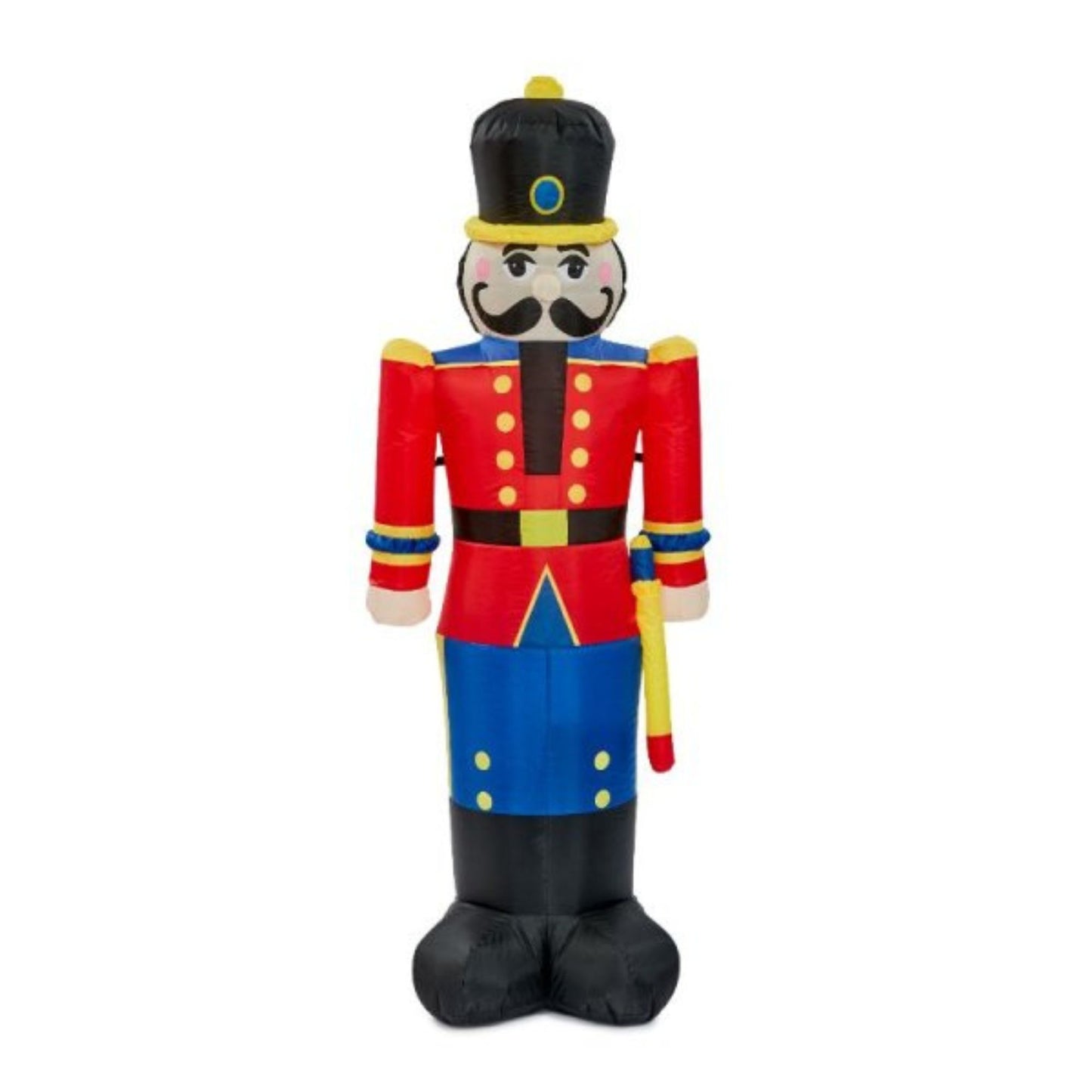 1.2m Self-inflating Light up LED Jumbo Christmas Nutcracker Decoration