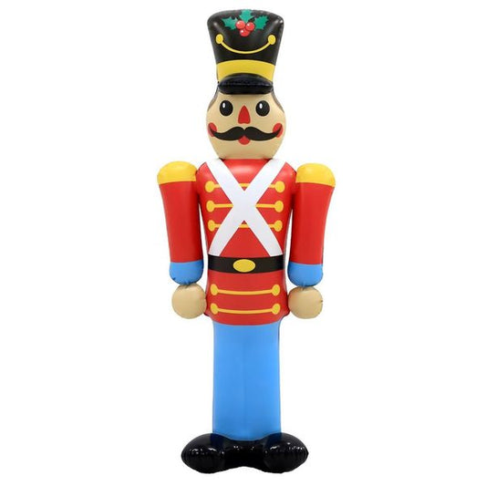 105cm Outdoor Red and Blue Christmas Nutcracker  Inflatable Decoration