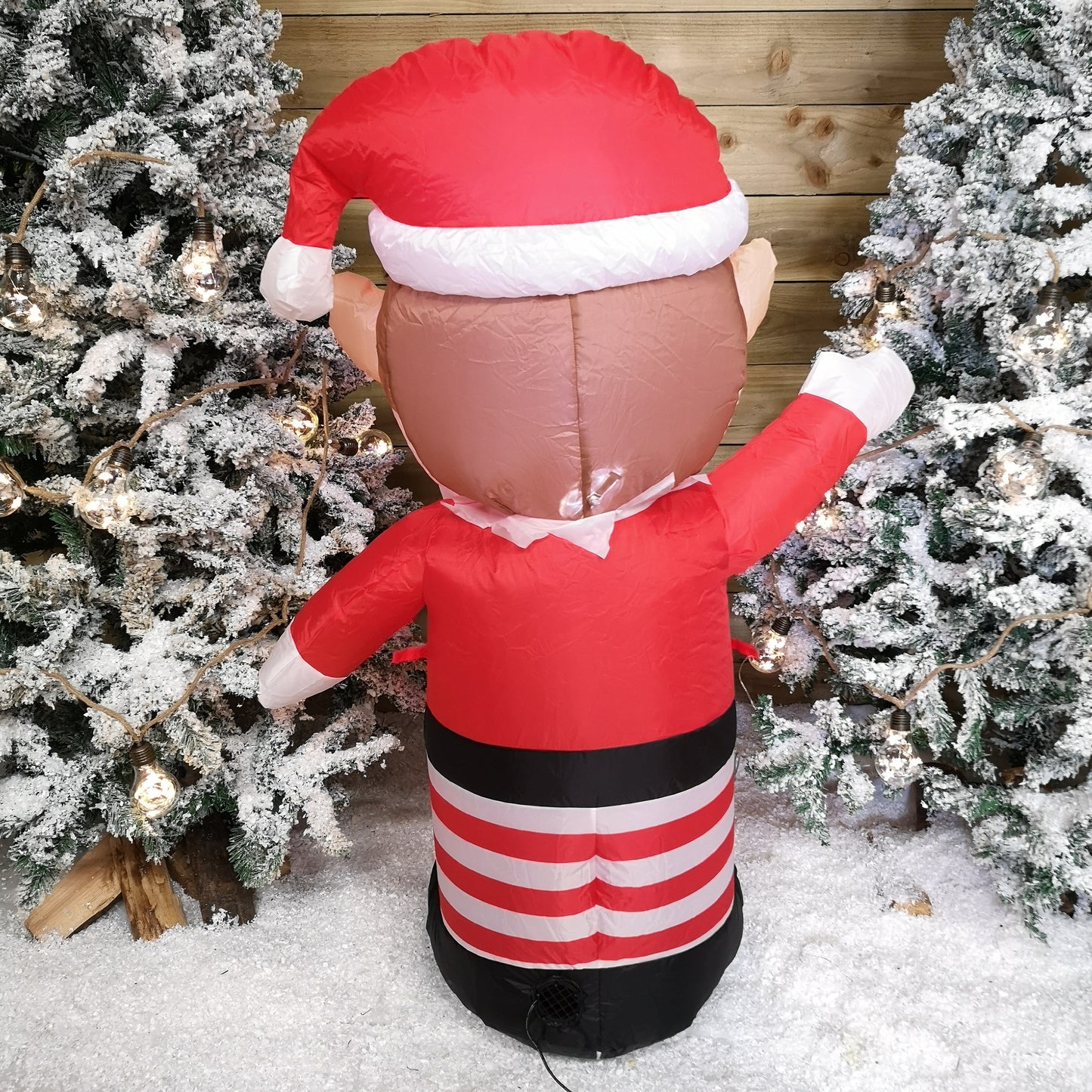 120CM Self Inflating LED Inflatable Christmas Elf Decoration