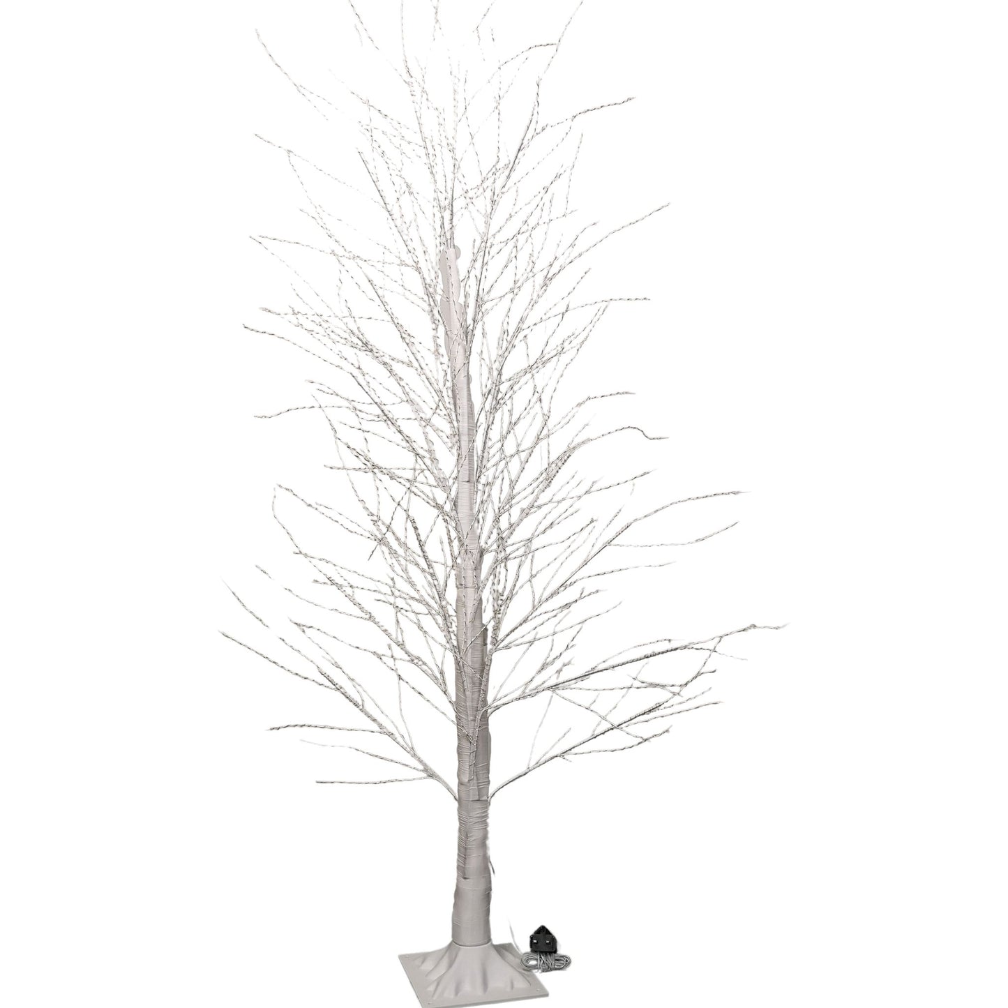 6ft (1.8m) White Modelling Micro Dot Tree with 1,300 Twinkling LEDs in Warm white 