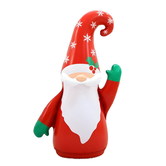 106cm Outdoor Red and White Christmas Gnome Inflatable Decoration 