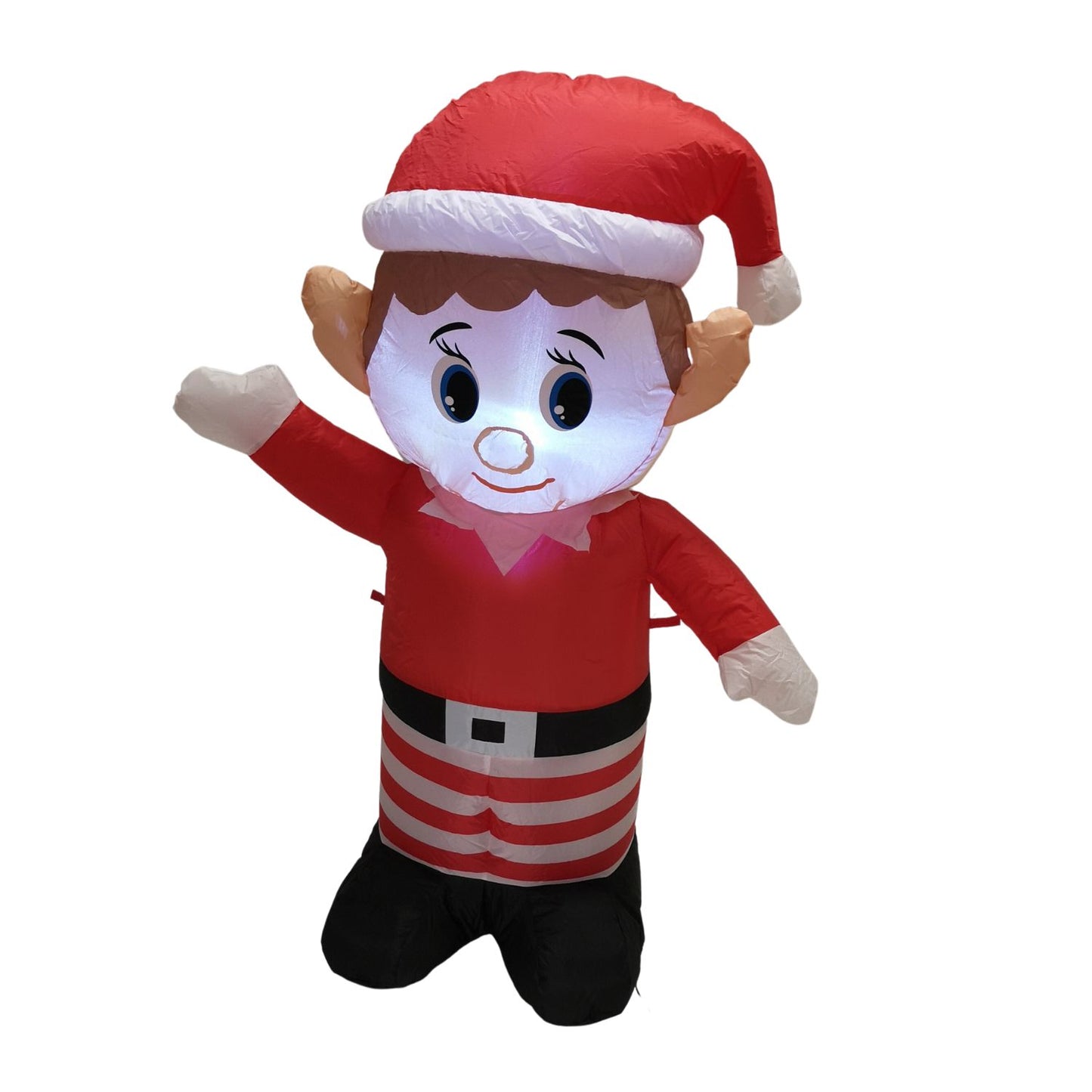 120CM Self Inflating LED Inflatable Christmas Elf Decoration