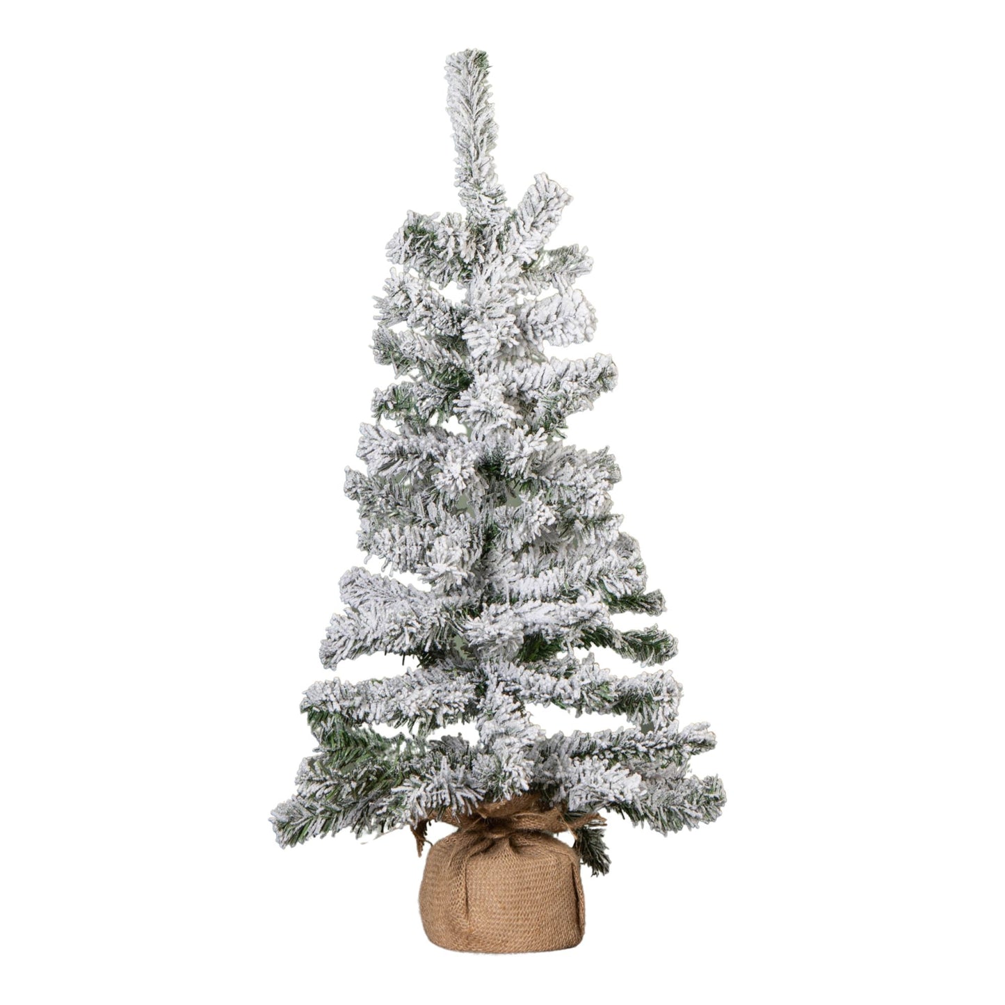 75cm Mini Imperial Snow Flocked Christmas Tree in Burlap Base