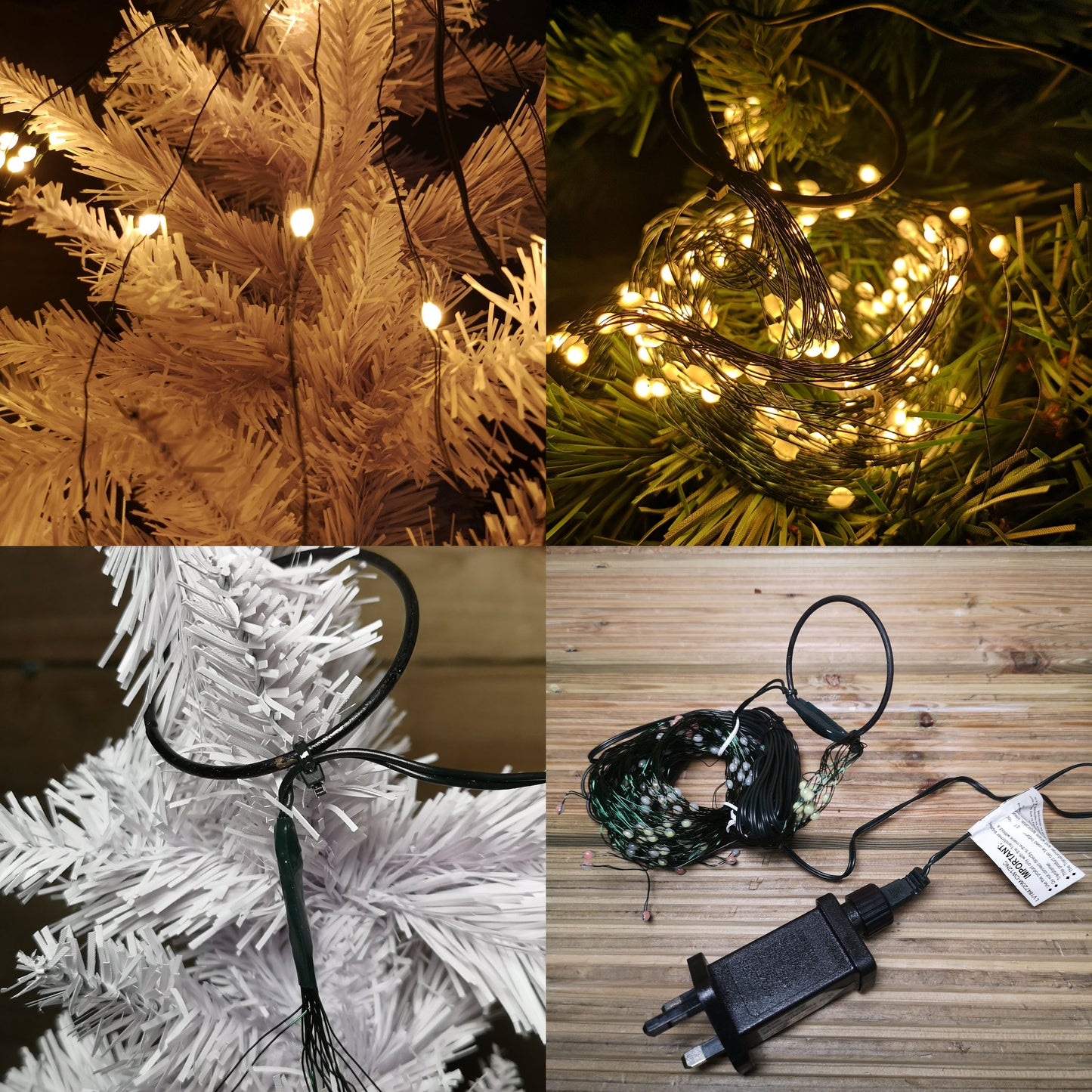 Premier Ultra Brights Waterfall Christmas Tree Lights in Choice of Size and Colour