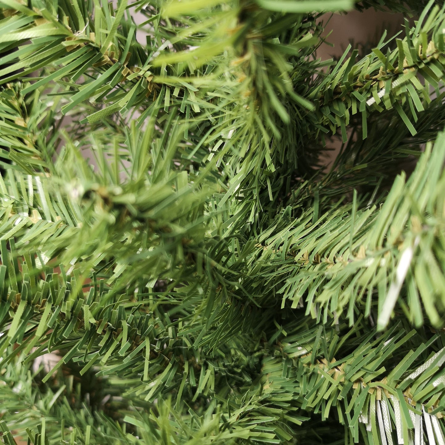 3ft (90cm) Mini Plain Green PVC Christmas Tree in a Jute Bag