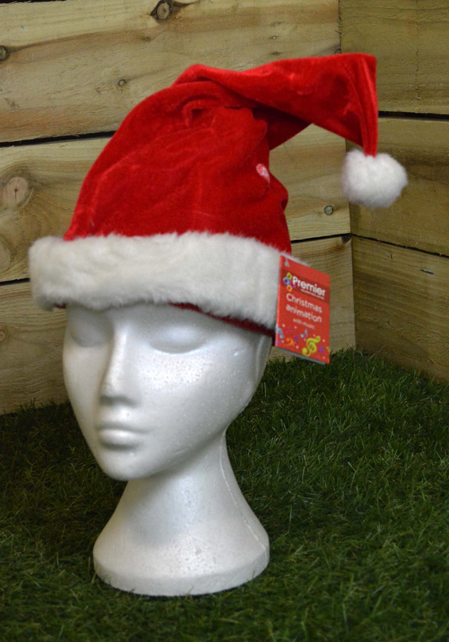 Battery Powered Singing & Animated Moving Christmas Santa Hat