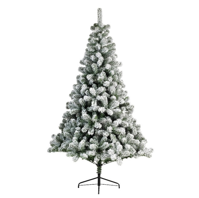 4ft Snowy Imperial Pine White Green Fir Artificial Christmas Tree