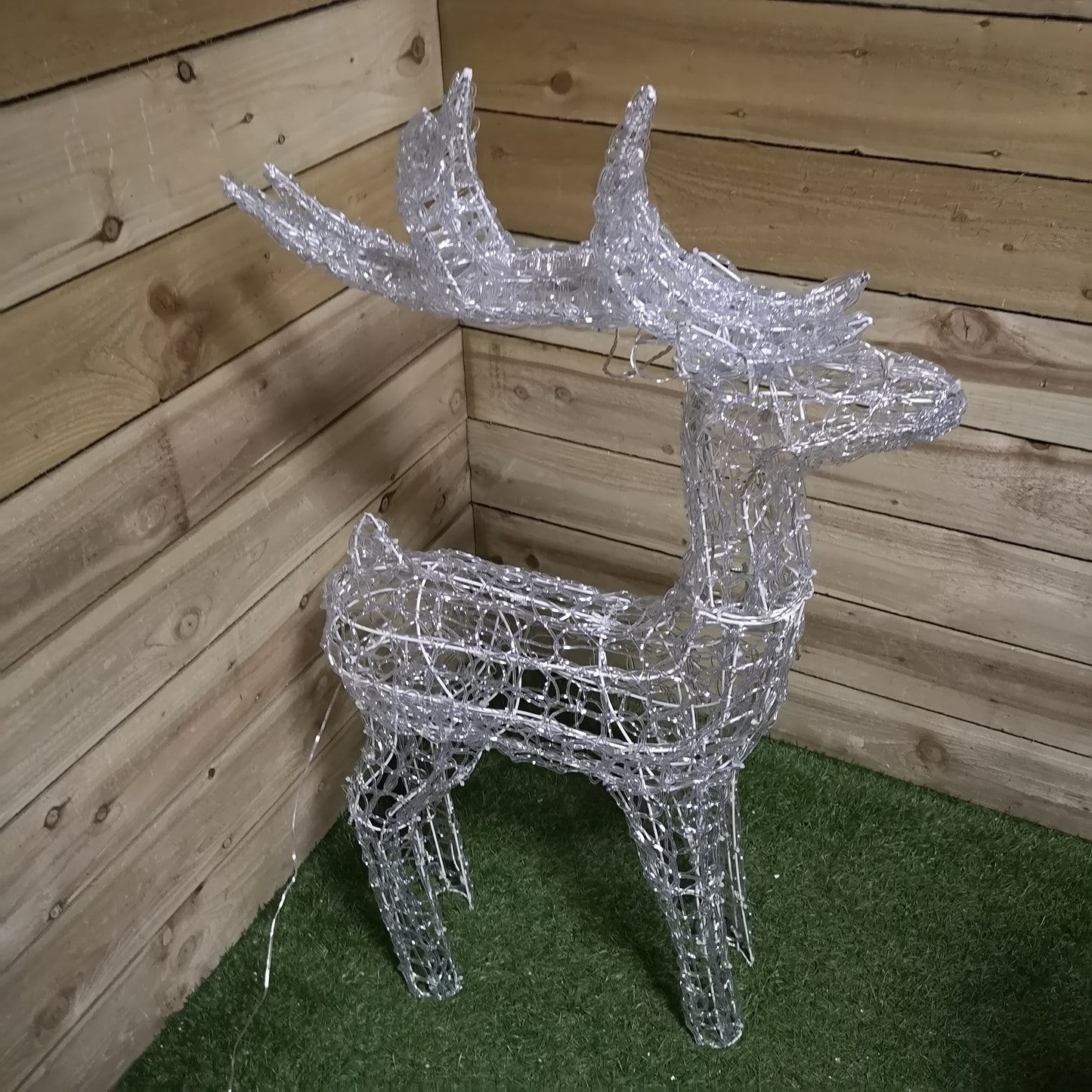 Premier  1.15M Lit Soft Acrylic Christmas Reindeer with 160 Multi LED