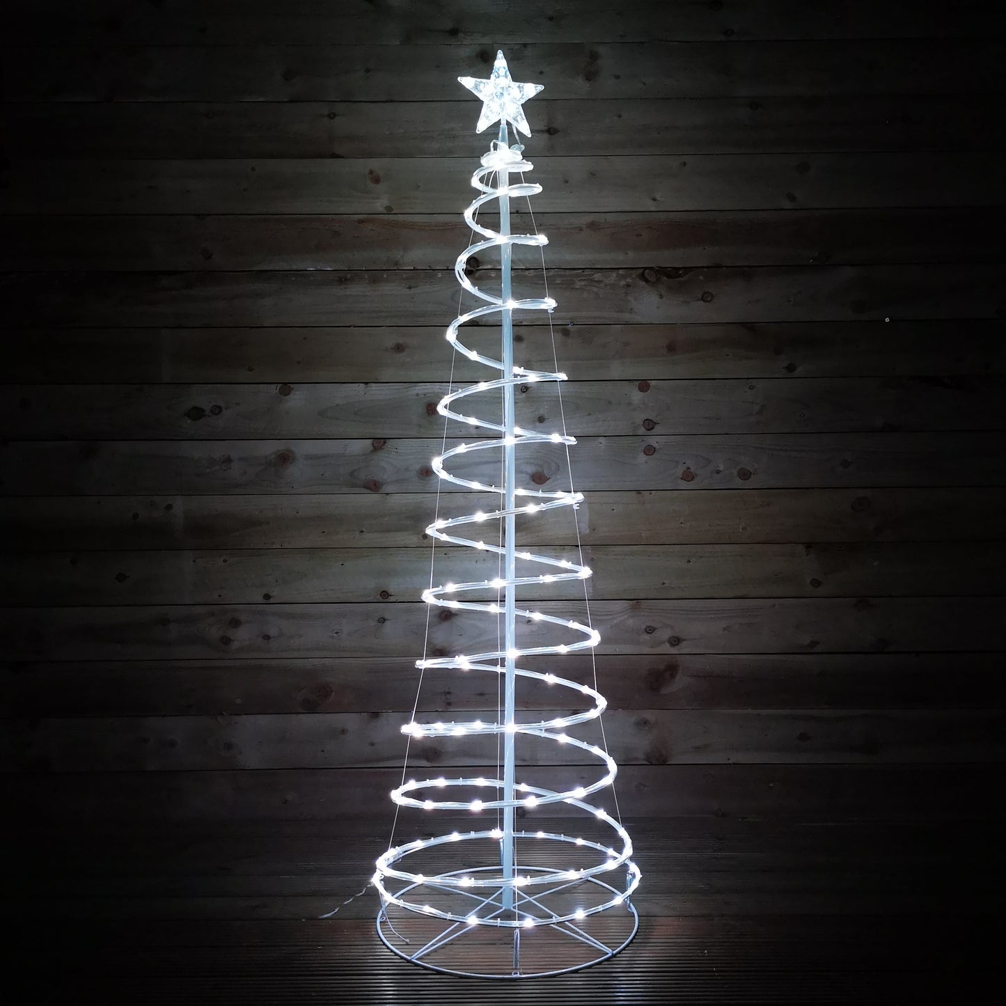 6ft (180cm) Indoor Outdoor Multifunction Colour Changing Digital Spiral Christmas Tree with Remote Control & Timer