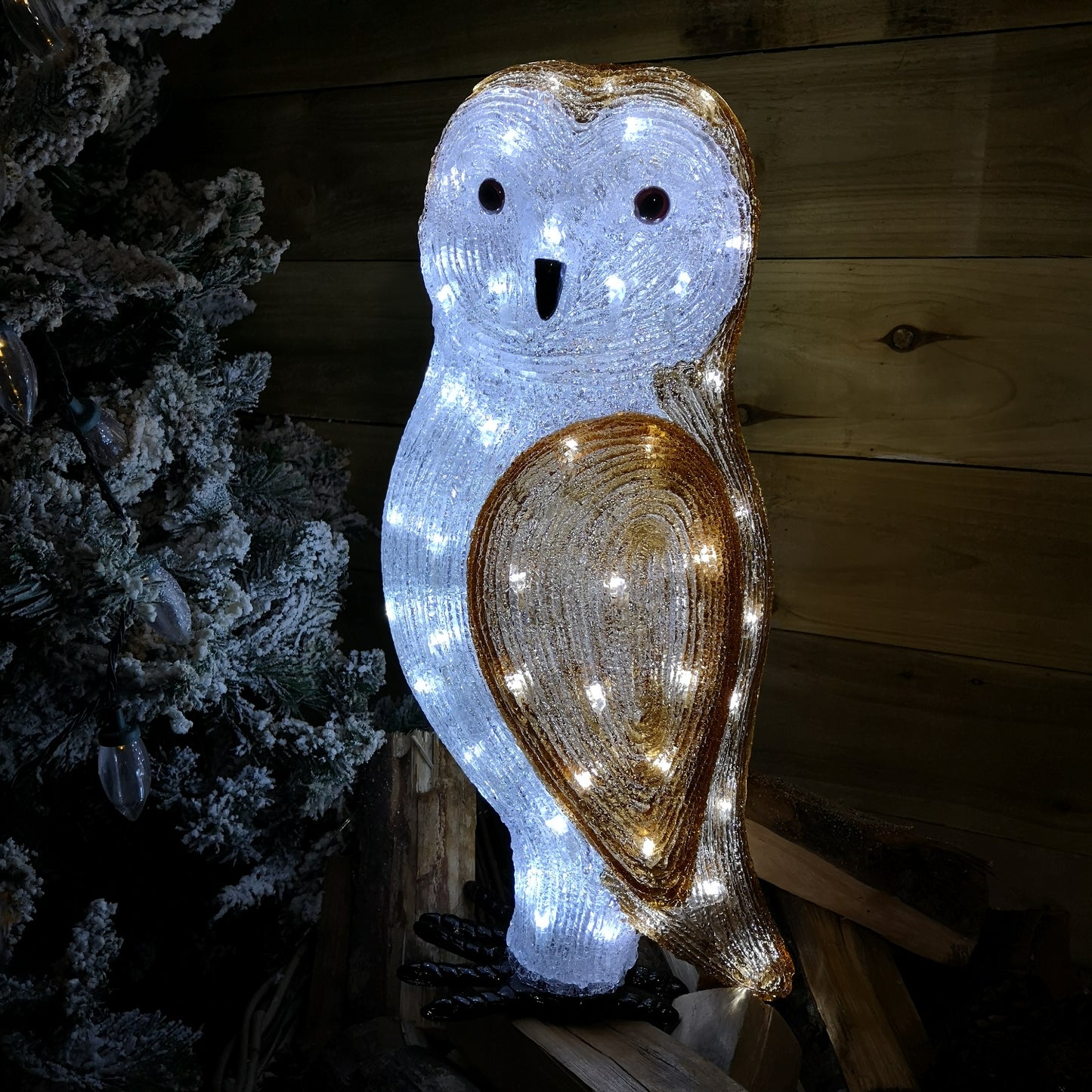 The Snowman and Friends Acrylic LED Lit Outdoor Figures