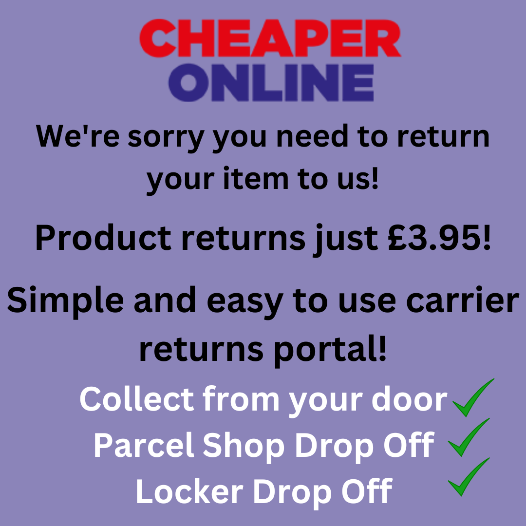 Return Charge To Return Your Order To Cheaper Online Ltd