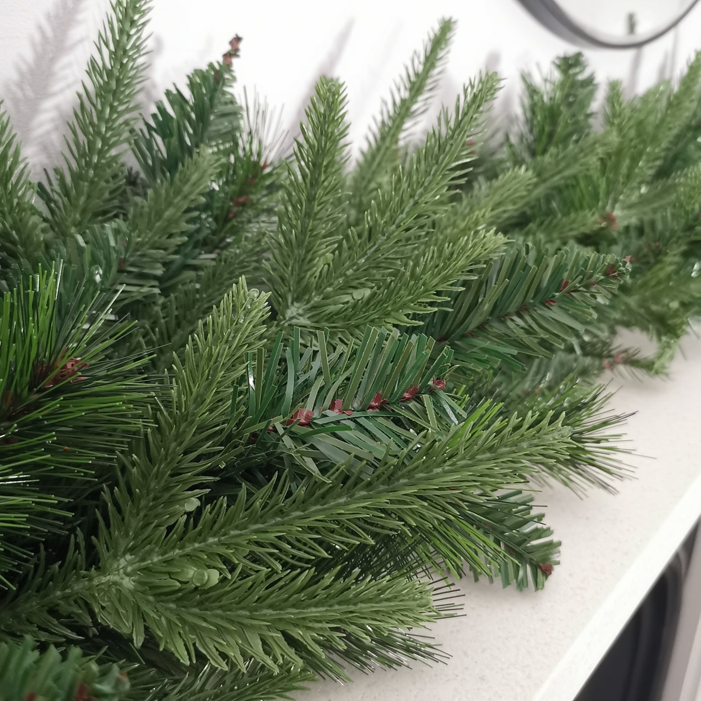 Premier 1.8M Festive Norfolk Pine Christmas Garland PE/PVC Tips