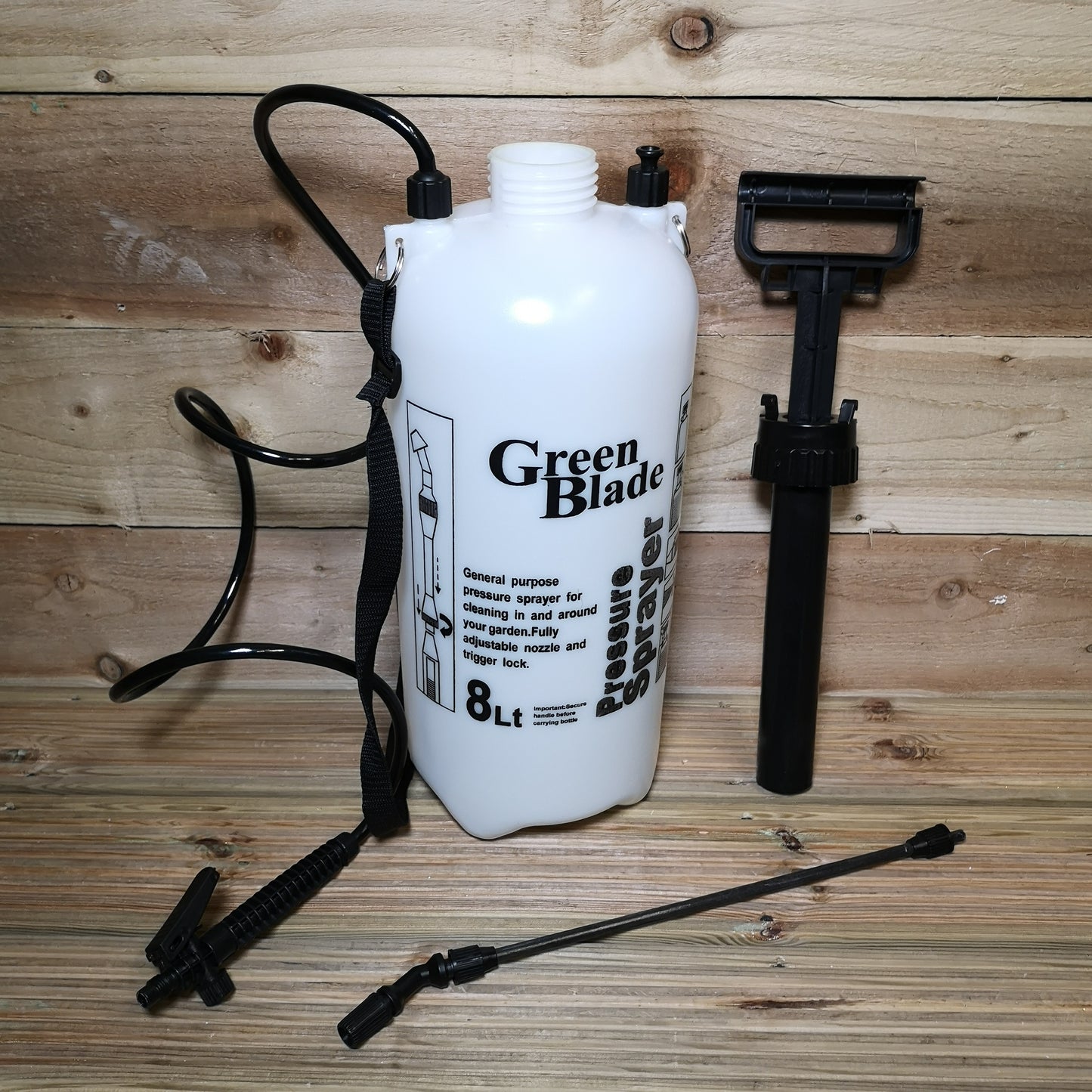 8L Knapsack Garden Pressure Sprayer for Weeds /Watering etc