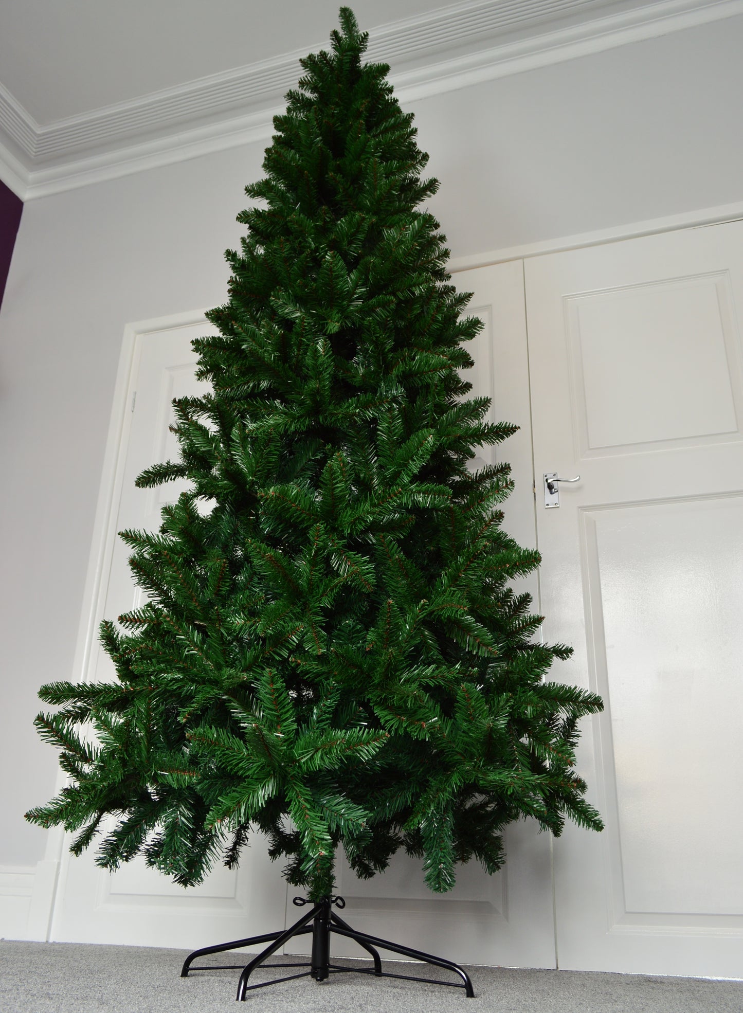 8ft (240cm) Newfoundland Slim (116cm) Pine Christmas Tree With 1,162 Tips