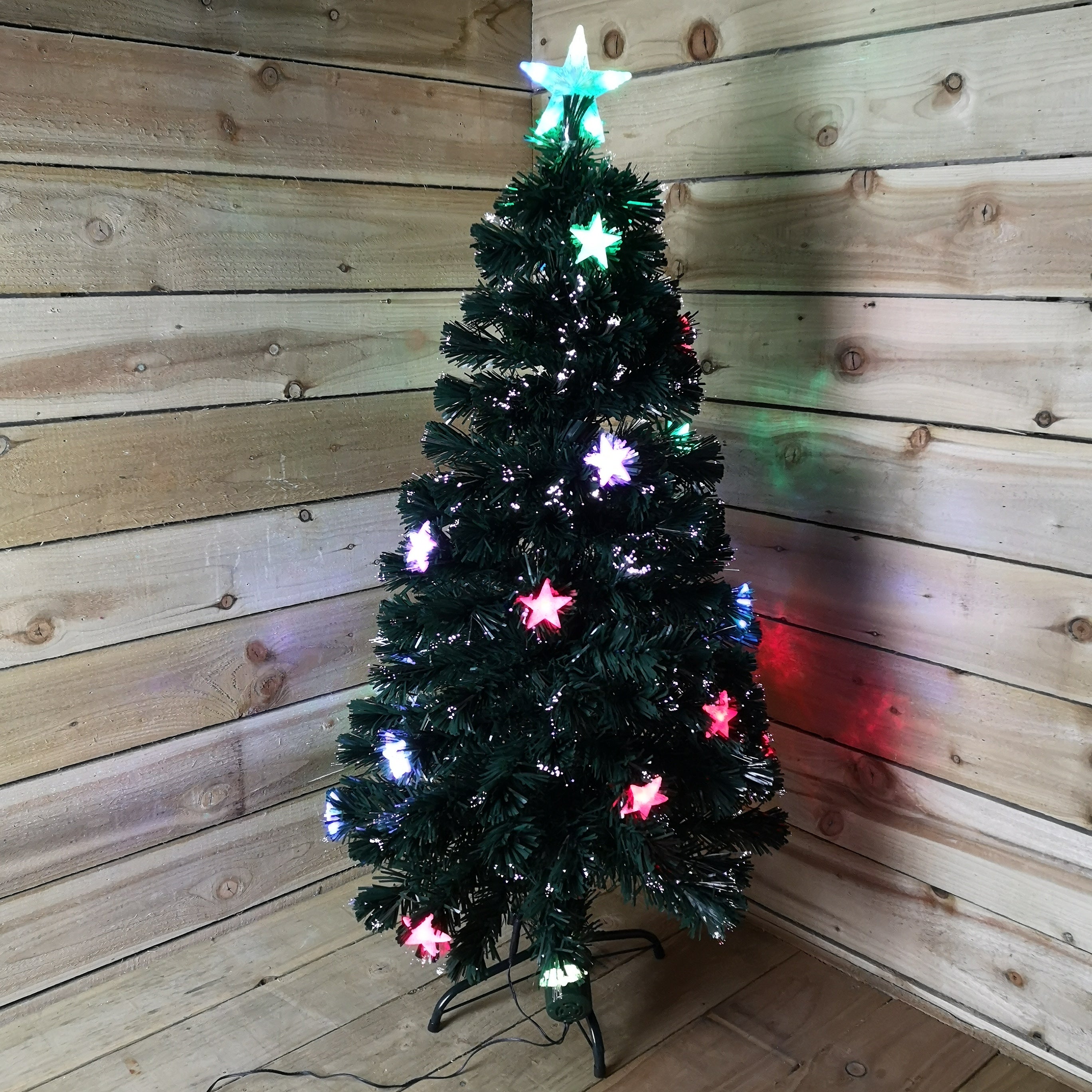 Fibre Optic Indoor 120cm Cosmos Tree With 22 Colour Changing LEDs