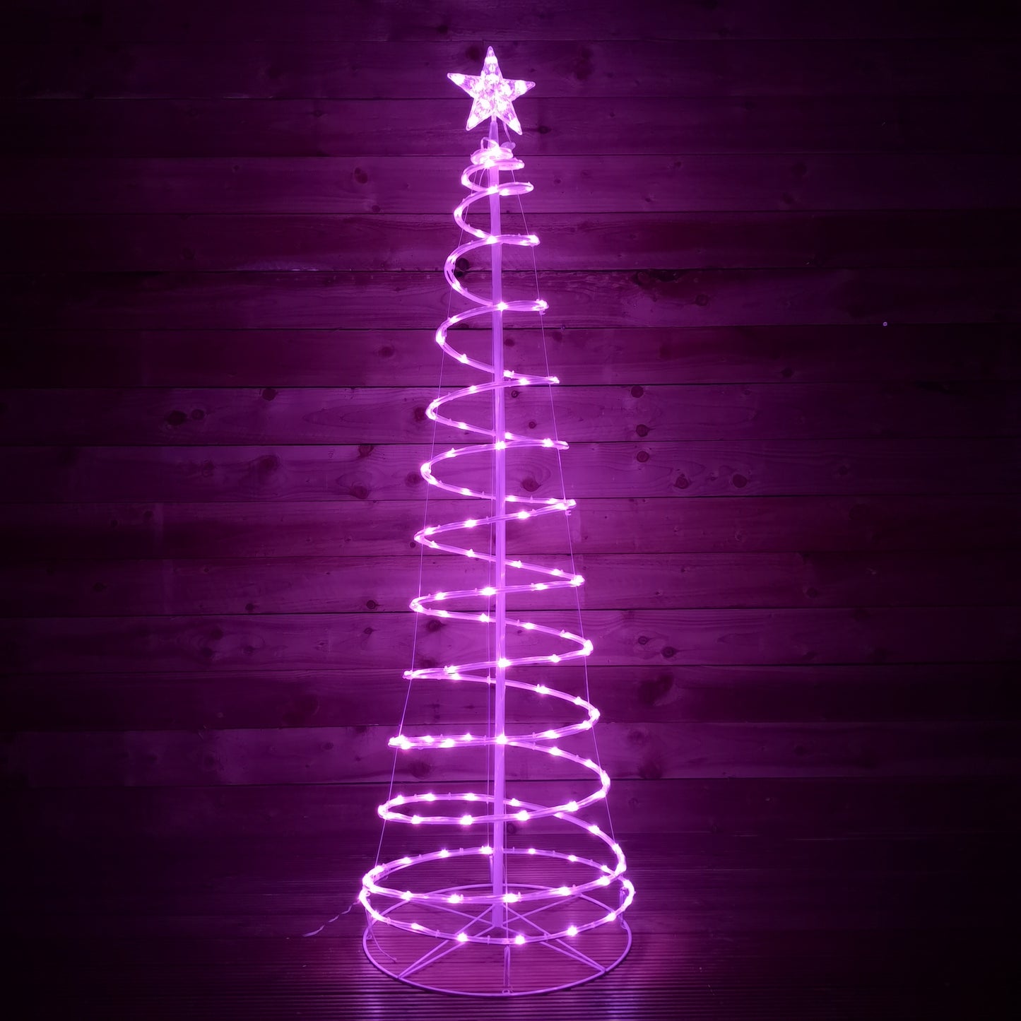 6ft (180cm) Indoor Outdoor Multifunction Colour Changing Digital Spiral Christmas Tree with Remote Control & Timer