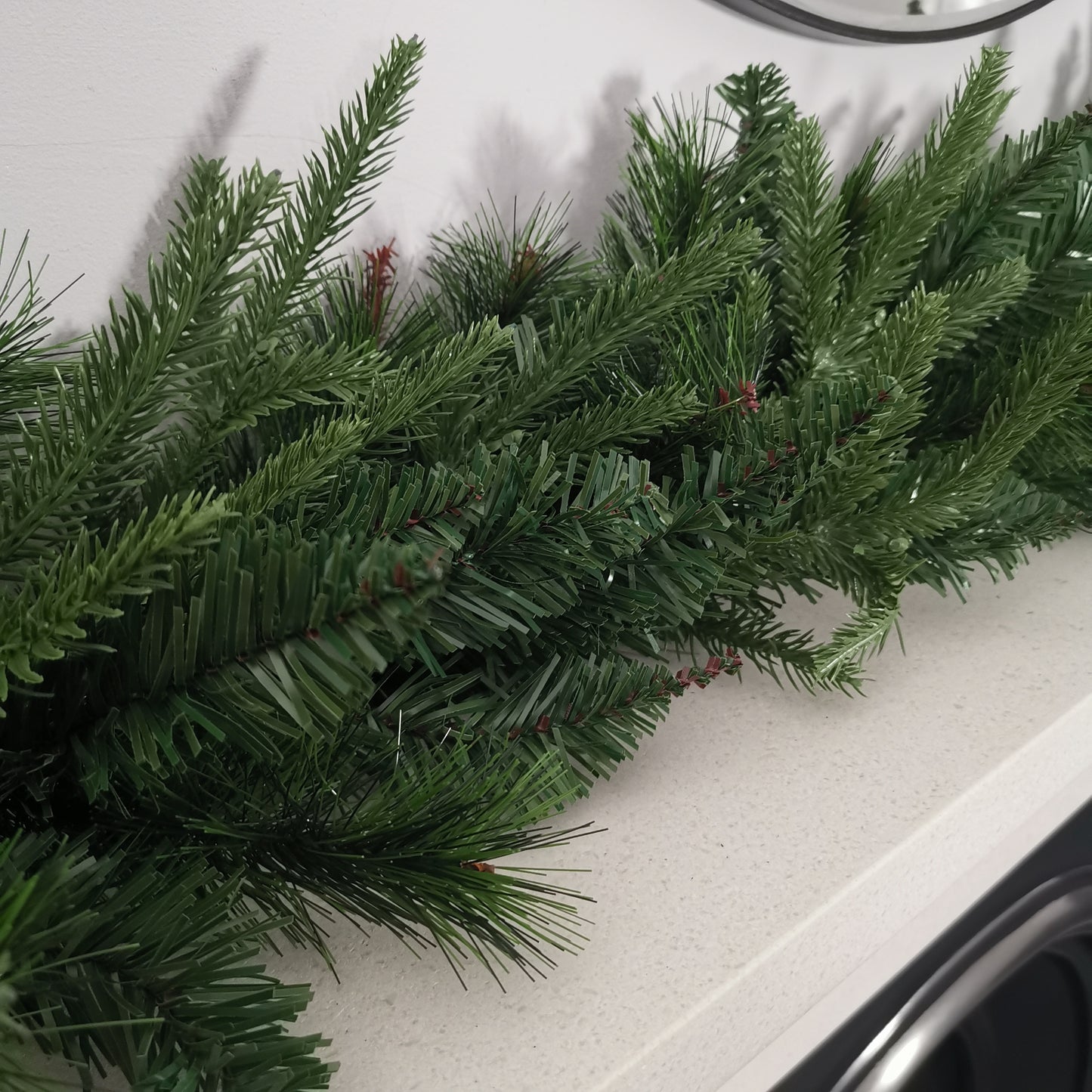 Premier 1.8M Festive Norfolk Pine Christmas Garland PE/PVC Tips