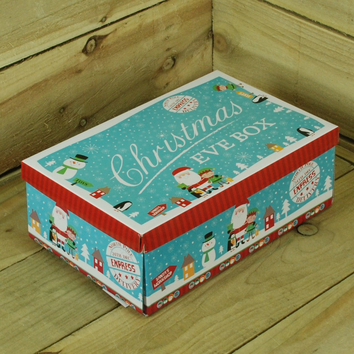 Small Blue Character Christmas Eve Box