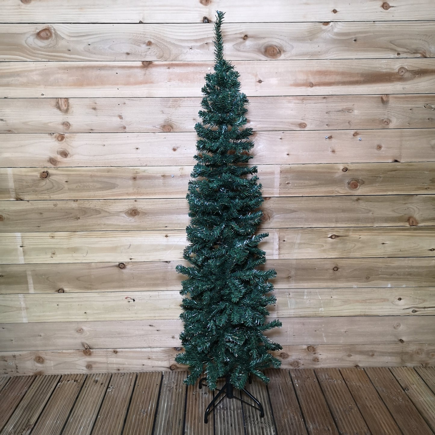 5.5ft (1.7m) Premier Spruce Pine Plain Green Slim Christmas Tree