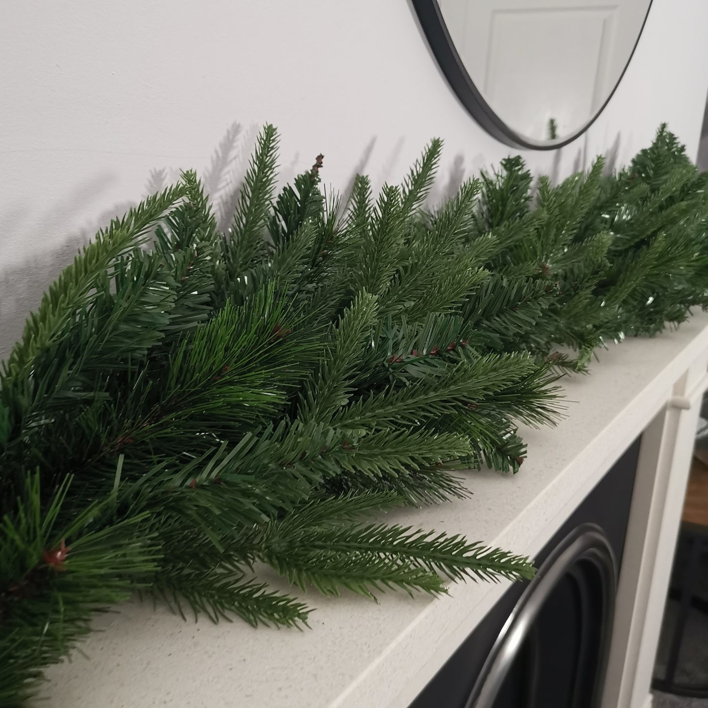 Premier 1.8M Festive Norfolk Pine Christmas Garland PE/PVC Tips