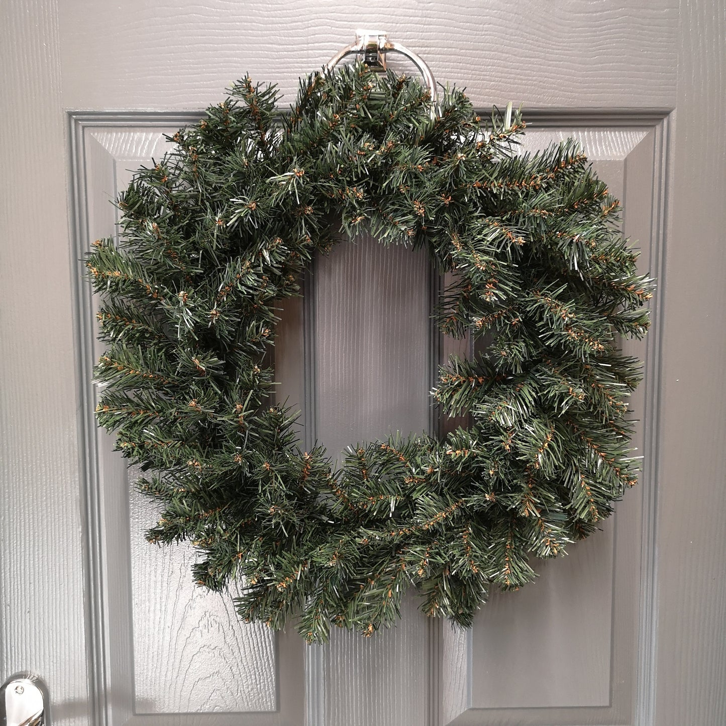 47cm Premier Christmas Woodcote Spruce Christmas Door Wreath