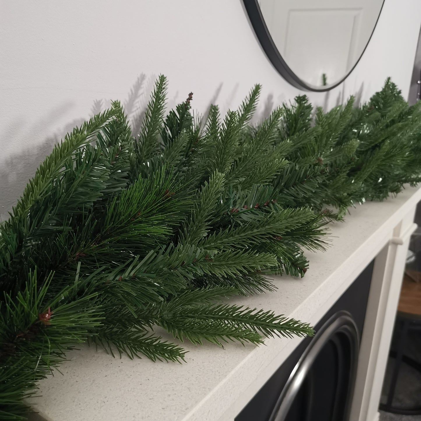 Premier 1.8M Festive Norfolk Pine Christmas Garland PE/PVC Tips